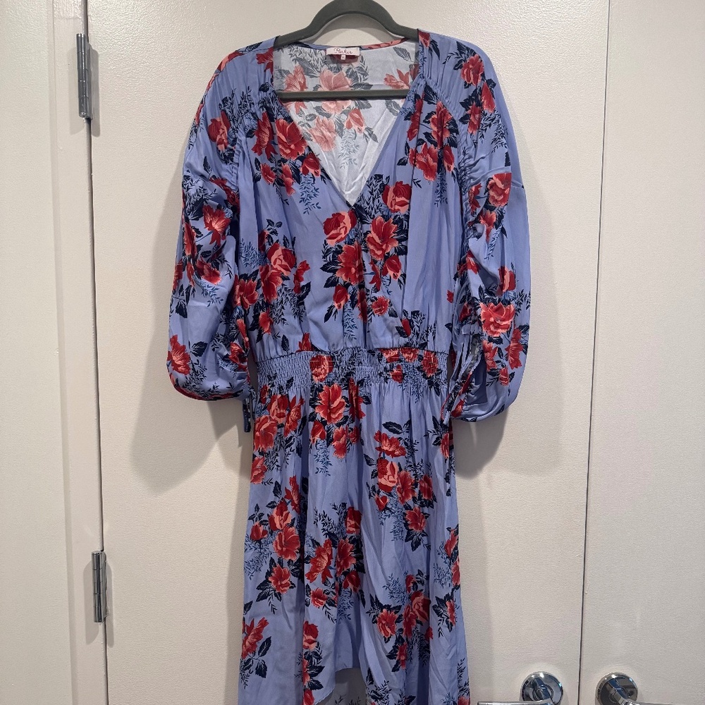 Parker high low midi dress, worn 1x